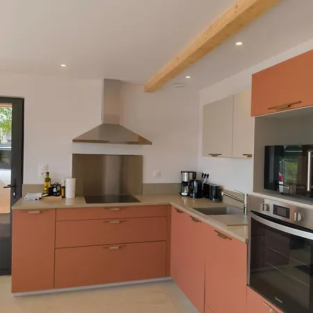 Les Paticheres - L'atelier Avec Acces A La Piscine بيت للعطل Biville-la-Baignarde