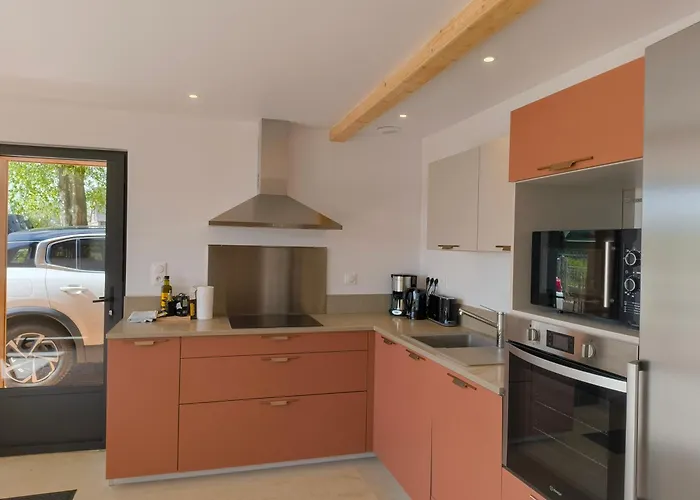 Les Paticheres - L'atelier Avec Acces A La Piscine Dom wakacyjny Biville-la-Baignarde